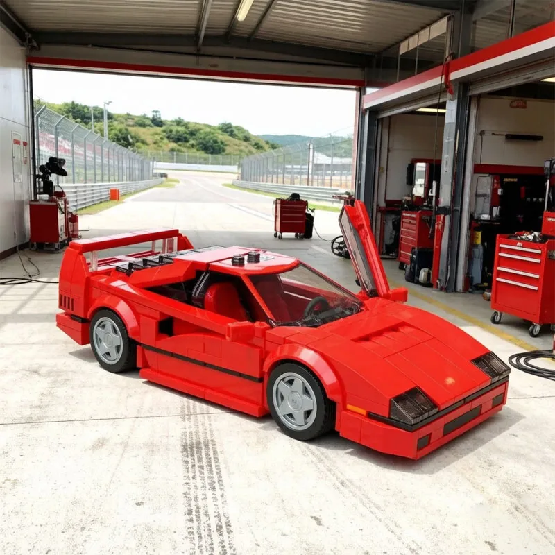 MOC Sports Car F40 Racer MOC-60667 Supercar Toy Building Model 365 Pieces Car Model Birthday Gift Christmas Gift