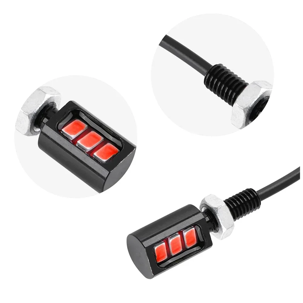 

New Replacement License Plate Light Lamp Bulbs 2pcs 3LED Accessories Aluminum Car Yellow/Red/Blue Energy Saving