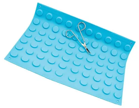 Factory Direct Custom Silicone Magnetic Mats Reusable Autoclavable Pad for Surgical Dental Instruments