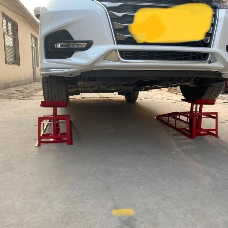 Special maintenance ramp for oil change, oil change mobile heavy ramp with five-ton jack ramp auto repair tool