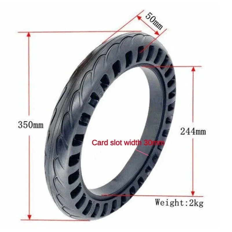 14 inch 14x2.125 solid tire rubber Honeycomb Airless Tyre Parts for Foldable Electric Motorcycle e-bike Scooter