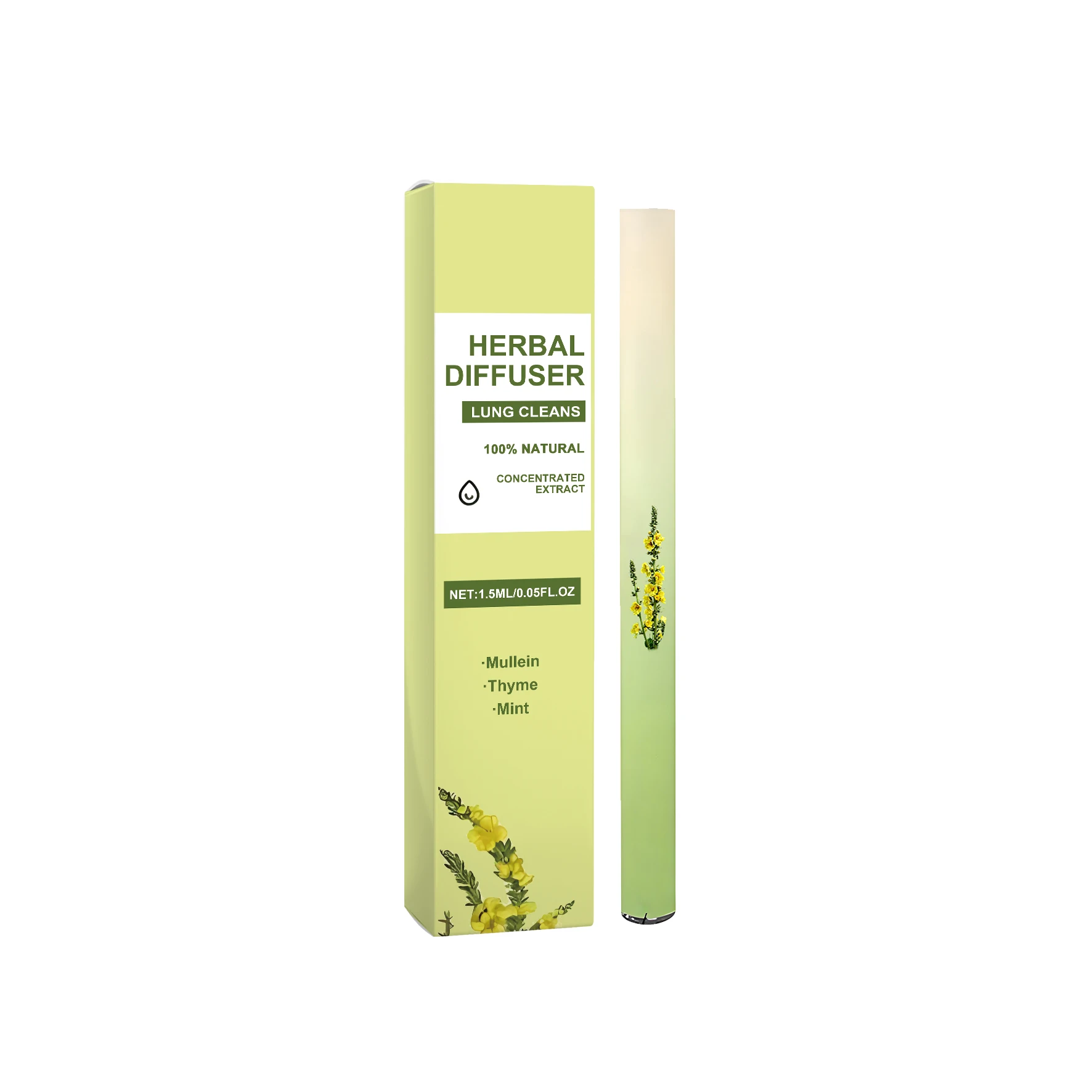 Diffuser Lung Cleaning Pen Air Freshening Relaxation Repair Damaged Lung Tissue Purifying Respiratory Fragrance Diffusion Pen