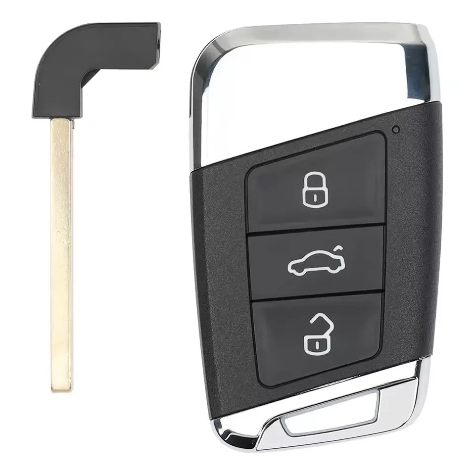 Chao 3G0959752 For VW Volkswagan Magotan B8 Passat Skoda Octavia A7 Variant 3button keyless go smart key 434MHz MQB48/NEW5C-chip