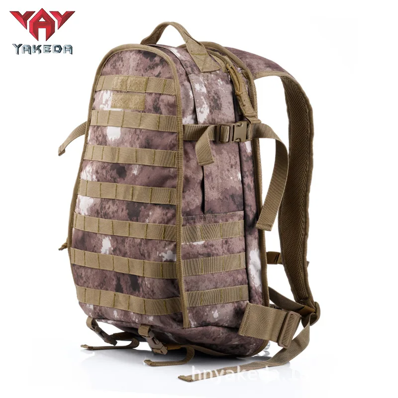 YAKEDA Tactical Military Backpack Men\'s Outdoor 600D Oxford 40L Waterproof Molle Sport Bag City Travel Camping Hunting Rucksack