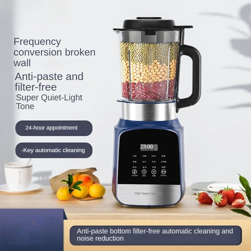 High Speed Blender for Home Use - Multi-functional Soy Milk Maker Large Capacity No Filtering or Cooking Required WS-9111