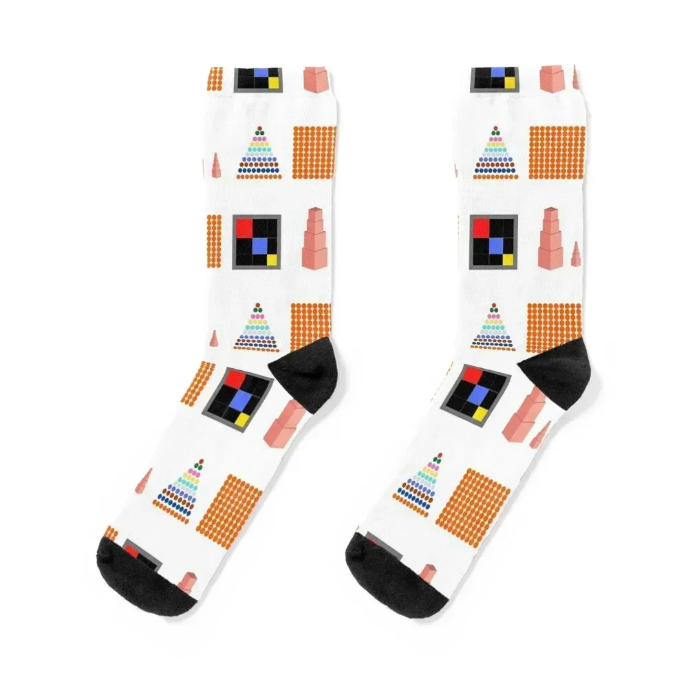 

Montessori leraar Socks floral winter thermal kids crazy Mens Socks Women's