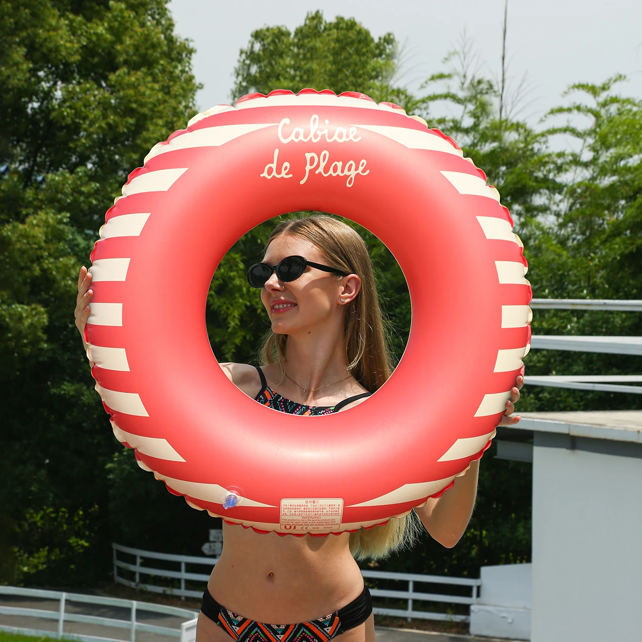 1PC Macaron Color Kids Zwemring Float - Milieuvriendelijk PVC, Strandzwembad Zwemhulpmiddel voor kinderen