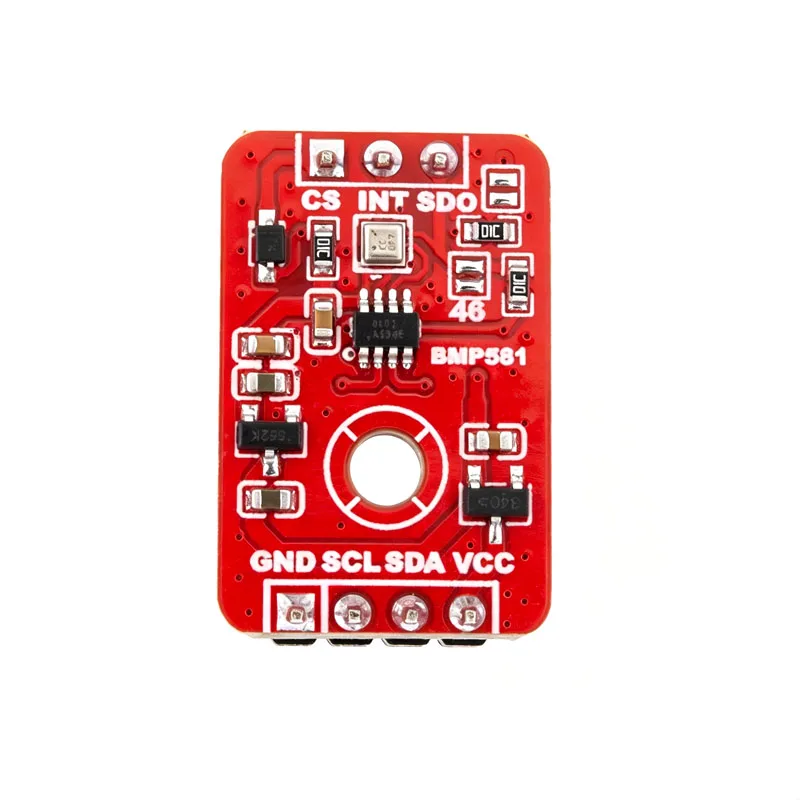 Moduł czujnika ciśnienia powietrza BMP581 o wysokiej rozdzielczości, 1/64Pa ±0.5hPa, I2C/SPI 30-125kPa, niskie zużycie energii 260µA do samodzielnie zbudowanej stacji pogodowej — zdjęcie produktu 6