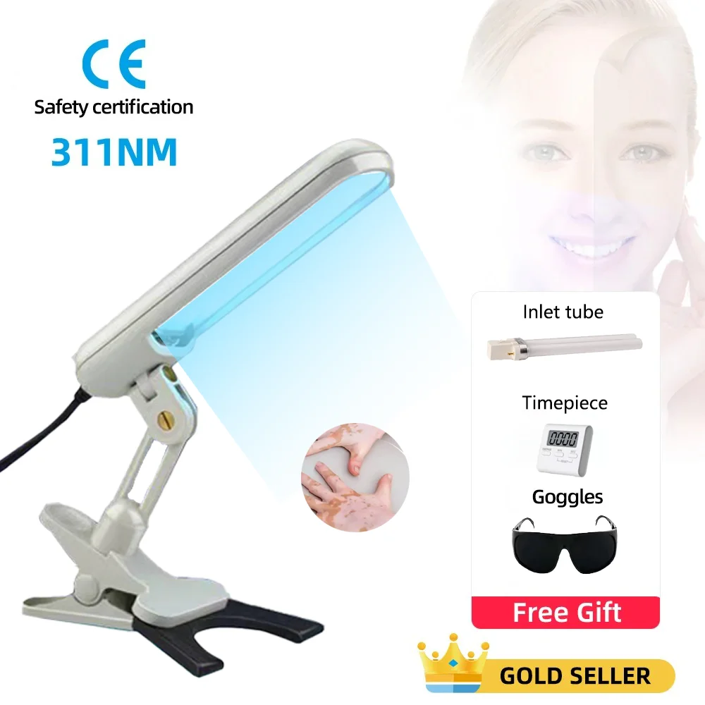 Uvb Phototherapy Lamp Laser For Anti Vitiligo Psoriasis White Spot Skin Health Treatment Instrument