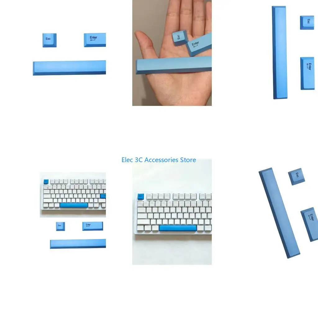 Y51A PBT Keycaps With High Wear Resistance For Esc Enter And 6.25u Spacebar Replacement