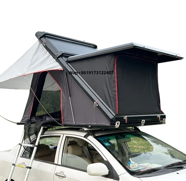 

Factory Hot Sale ABS Shell Car Roof Top Tent Carpas De Techo Folding SUV Outdoor Hard Shell Car Rooftop Tent
