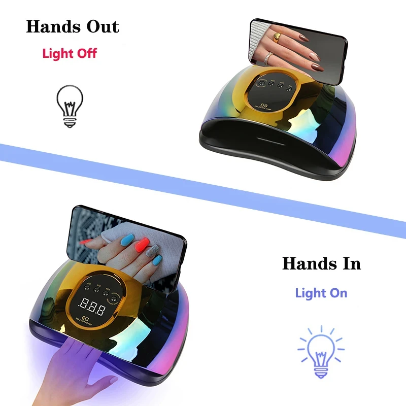 Nageldrogende Lamp UV LED lamp Voor Nagels 150W Gel Polish Droger Manicure Nagellamp Met Slimme Sensor Professionele Manicure Hulpmiddelen