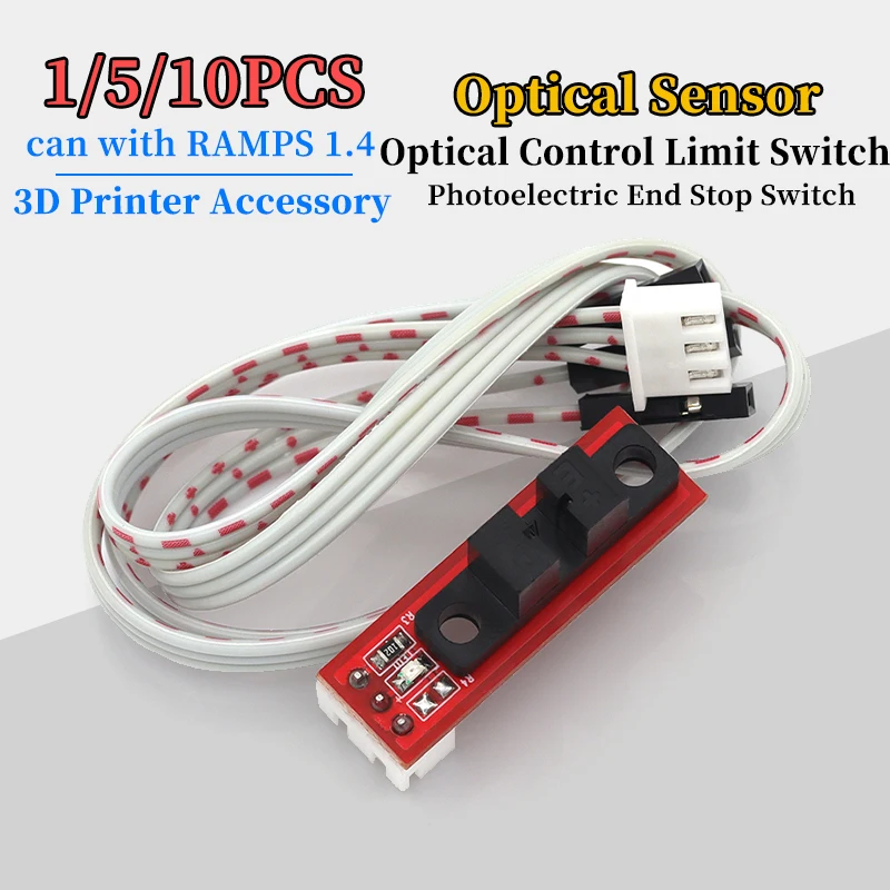 1/5/10Pcs Optical Endstop Sensor Module Photoelectric Limit Switch for 3D Printer Optoelectronic End Stop