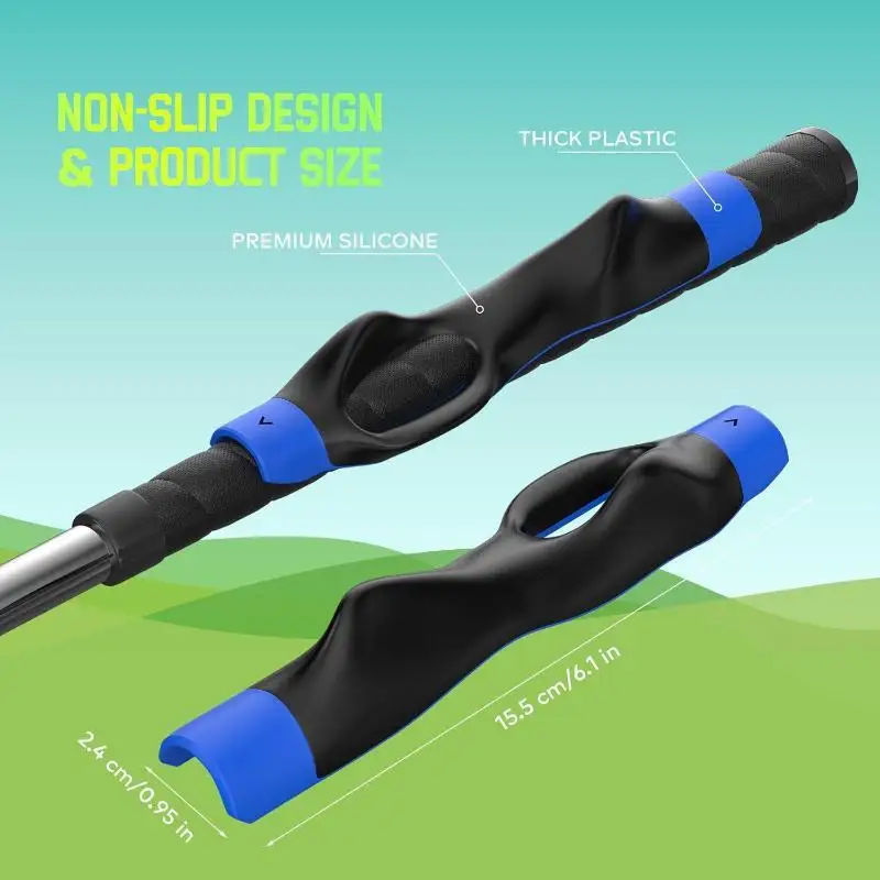 Golf Swing Training Grip Corrector Reusable Wear-resistant Posture Trainer for Beginner Golf Indoor Outdoor Practice
