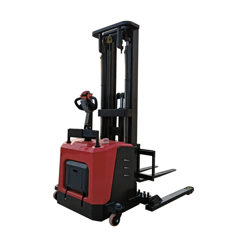 Electric Straddle Stacker 1.5 Tons 3m-5m Lifting Height, New CE Certified AC Motor Fork 1220x685mm