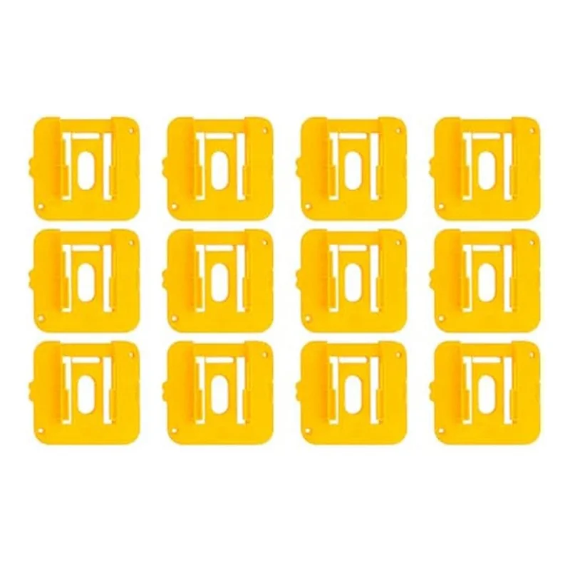 -ESTR 12Pack Battery Holder For  20V Battery Mounts Dock Holder Fit For DCB200 DCB201 DCB202 DCB203 DCB204 W/24 Screws