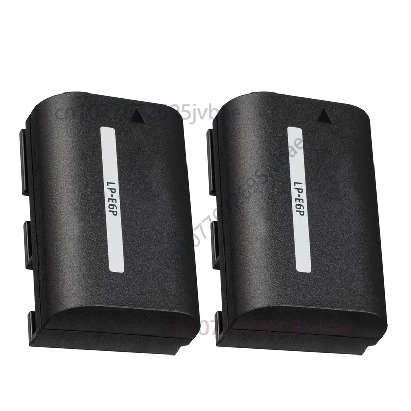 2 uds LP-E6P LPE6P 2130mAh 7,2 V batería para Canon EOS R6 R5 Mark II 5D Mark IV III 5DS R 6D Mark II 70D 7D Mark II 90D 80D Cámara