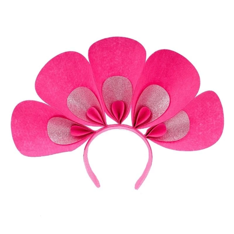 

Повязание на голову лепестки Mardi Gras выпускной головной убор для вечеринок Carnivals Celebration