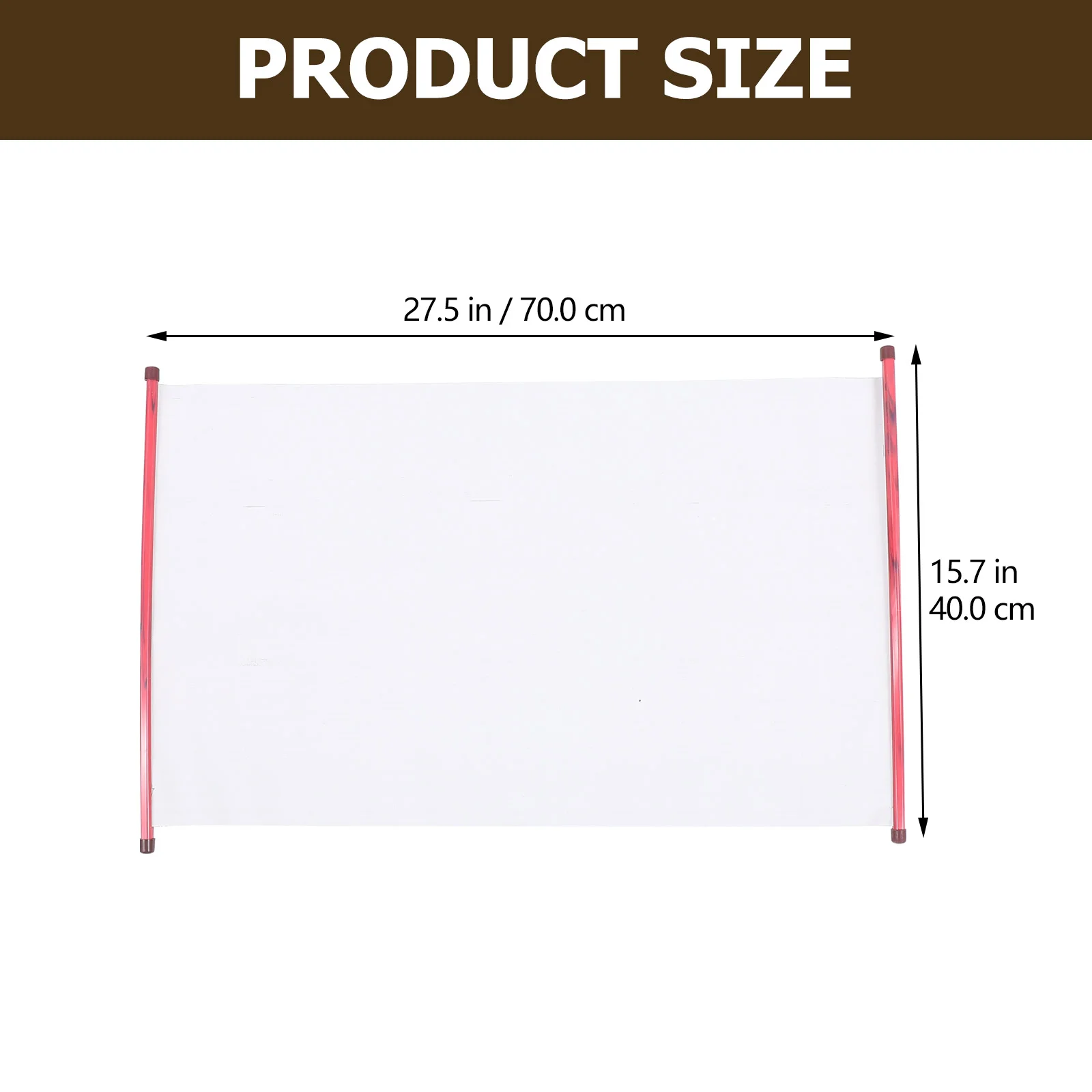 2 Pcs Scroll Water Writing Cloth Calligraphy Practice Scrolls Paper Chinese Drawing Pen Handwriting Household