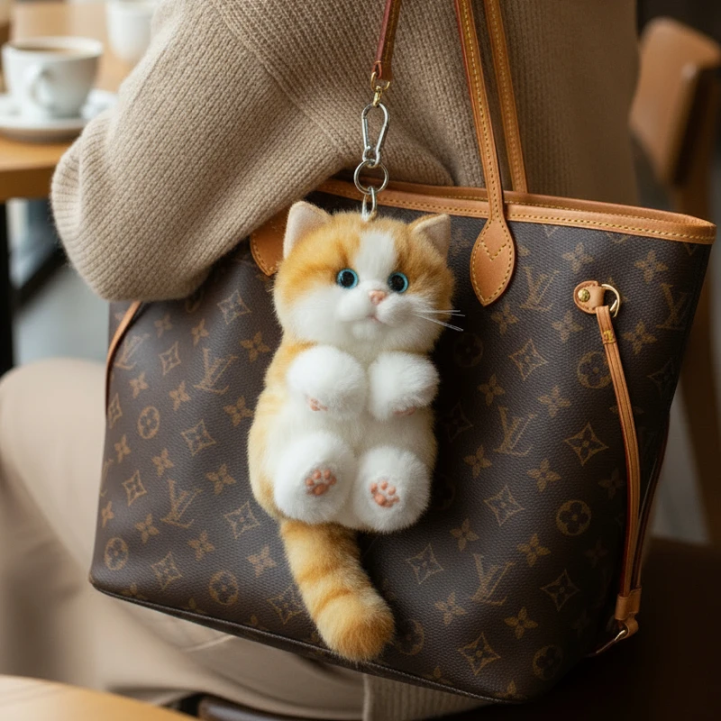 

Factory Wholesale Soft Simulated Plush Animal Keychains Lightweight and Cute Them the Perfect Gift for Women