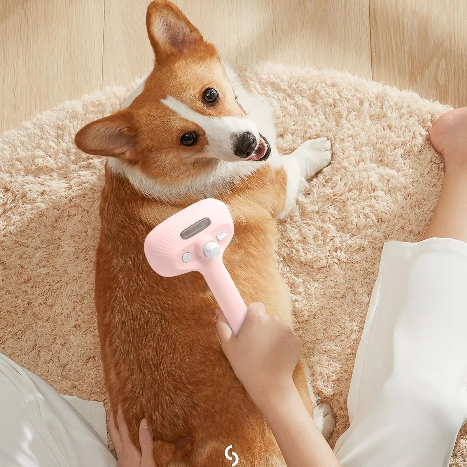 

Расческа-спрей для домашних животных, щетка для ухода за кошками, массажная расческа для домашних животных, антистатическая для уменьшения выпадения, ежедневного ухода, домашнего душа, ванной, салона