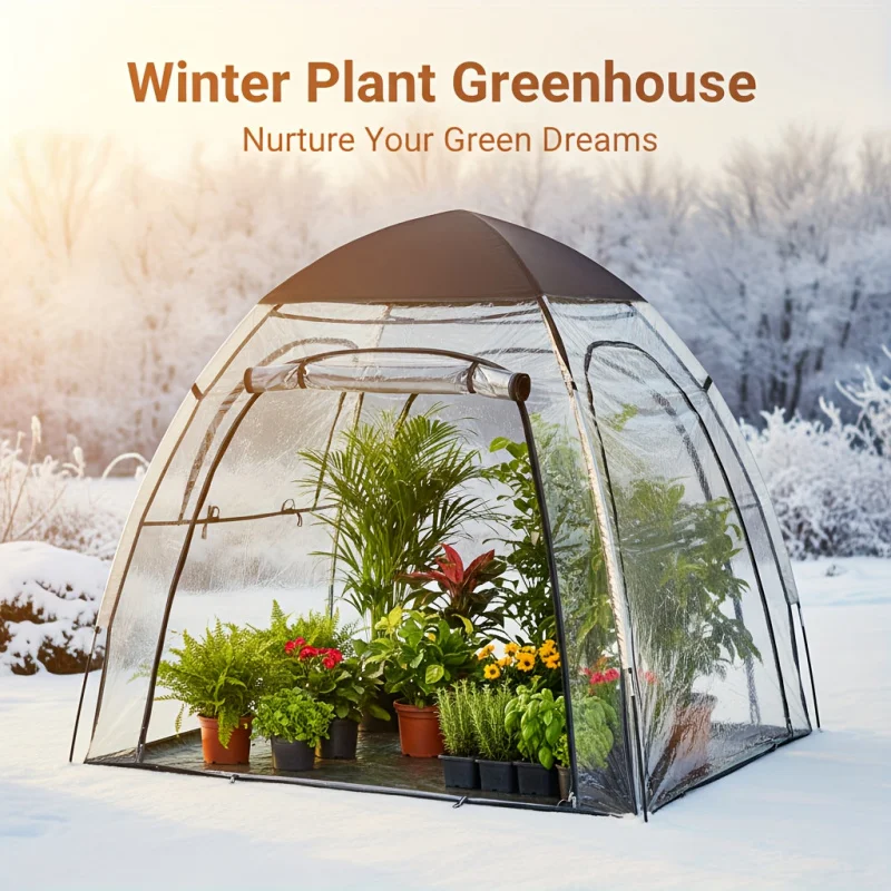 Greenhouse，Planting Tent，Sports Tent Waterproof Cold Weather,Fishing Shelter,Square Tent,Portable Shelter，Sunshine Room