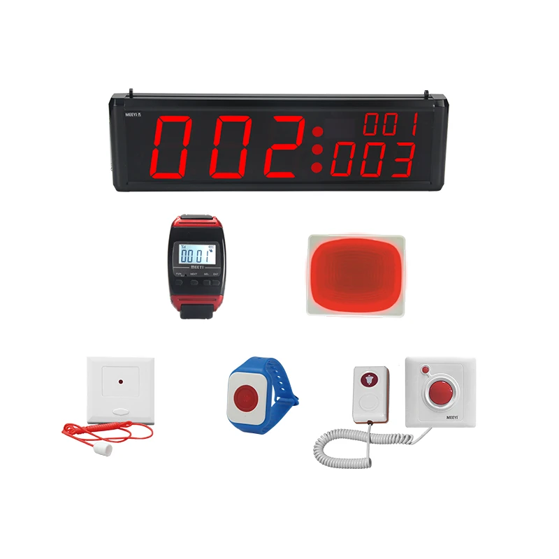 Wireless Hospital Elderly SOS Push Cord Pager Emergency Ward Patient Panic Nurse Call Button