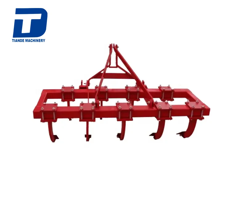 Hot Sale Tractor Mounted Farming Equipment Ploughing Subsoiler 5-Shank Soil Deep Loosening Machine With Hydraulic Protector