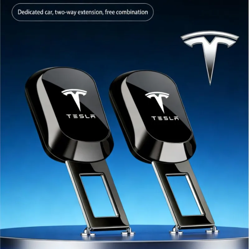 Extensor de Cinturón de Seguridad para Asiento de Coche, Hebilla de Cinturón de Seguridad, Extensor de Cinturón de Seguridad para Tesla Model 3 Y S X Cybertruck, Accesorios para Automóviles