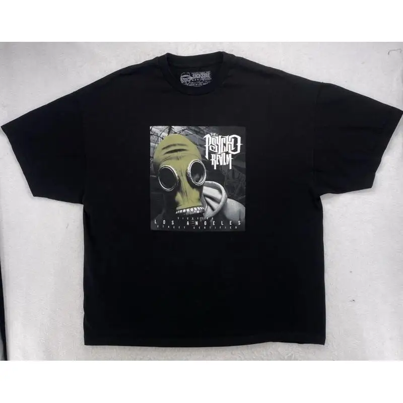 Camiseta Psycho Realm La Gas Mask Psycho Revival