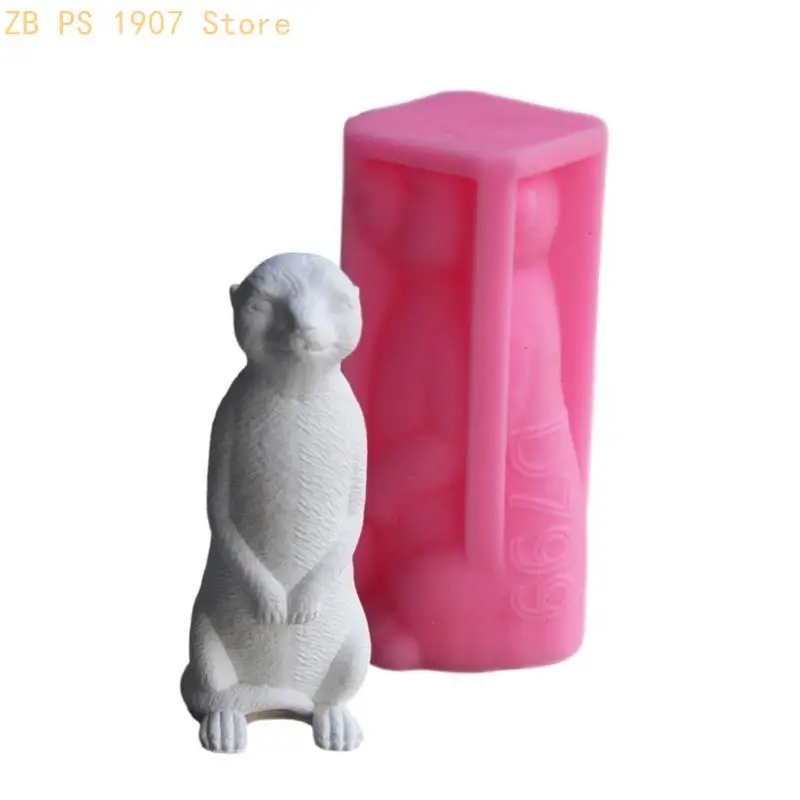 

Creative Meerkats Mold for Crafting Aromatherapys Jewelry Supplies 55KA