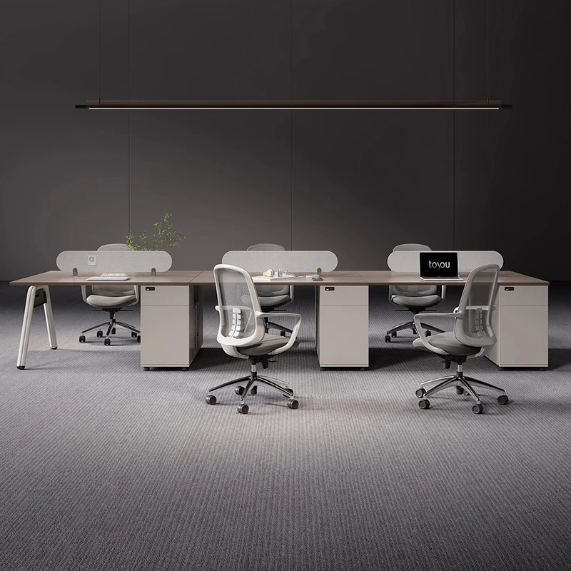 Aesthetic Wooden Office Desk Modern Executive Reception Conference Office Desk Nordic Minimalist Tavolino Commercial Furniture