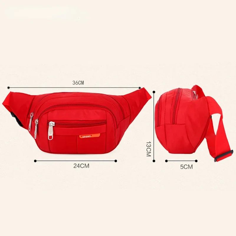 Hip Belly Banana Bum Chest Belt For Men Women Waist Bag Male Female Pouch Murse Purse Kidney Row Bumbag