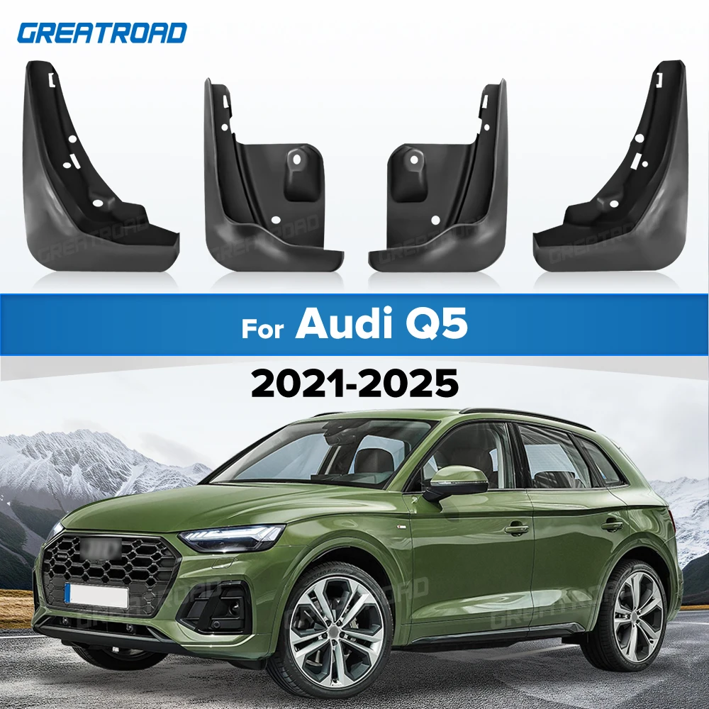 Schmutzfänger für Audi Q5 2021-2025, Spritzschutz, Schmutzblenden, Auto-Zubehör