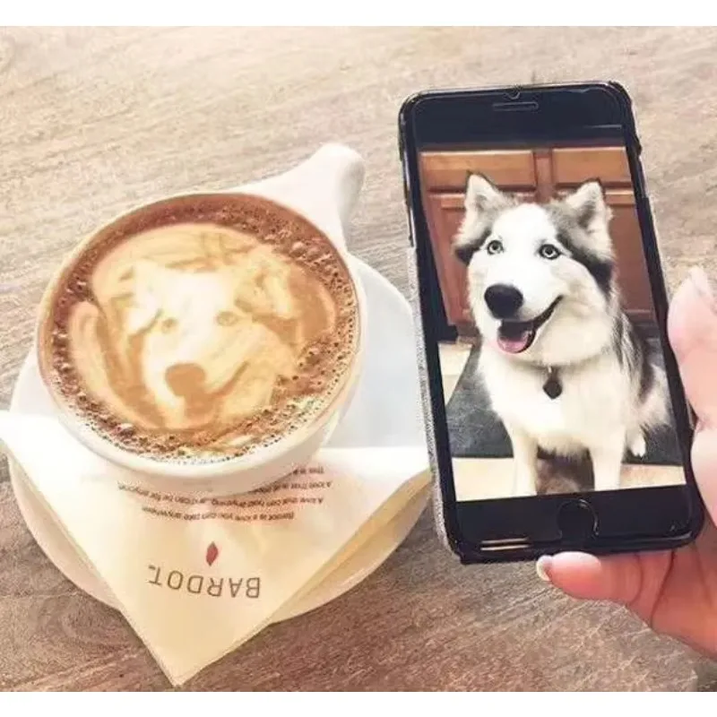 STLF JW EVEBOT ماكينة القهوة الأوتوماتيكية EB-PRO HD طابعة نافثة للحبر ثلاثية الأبعاد الغذاء القهوة لاتيه الفن كعكة المشروبات لتقوم بها بنفسك الغذاء فندق الاستقبال #6