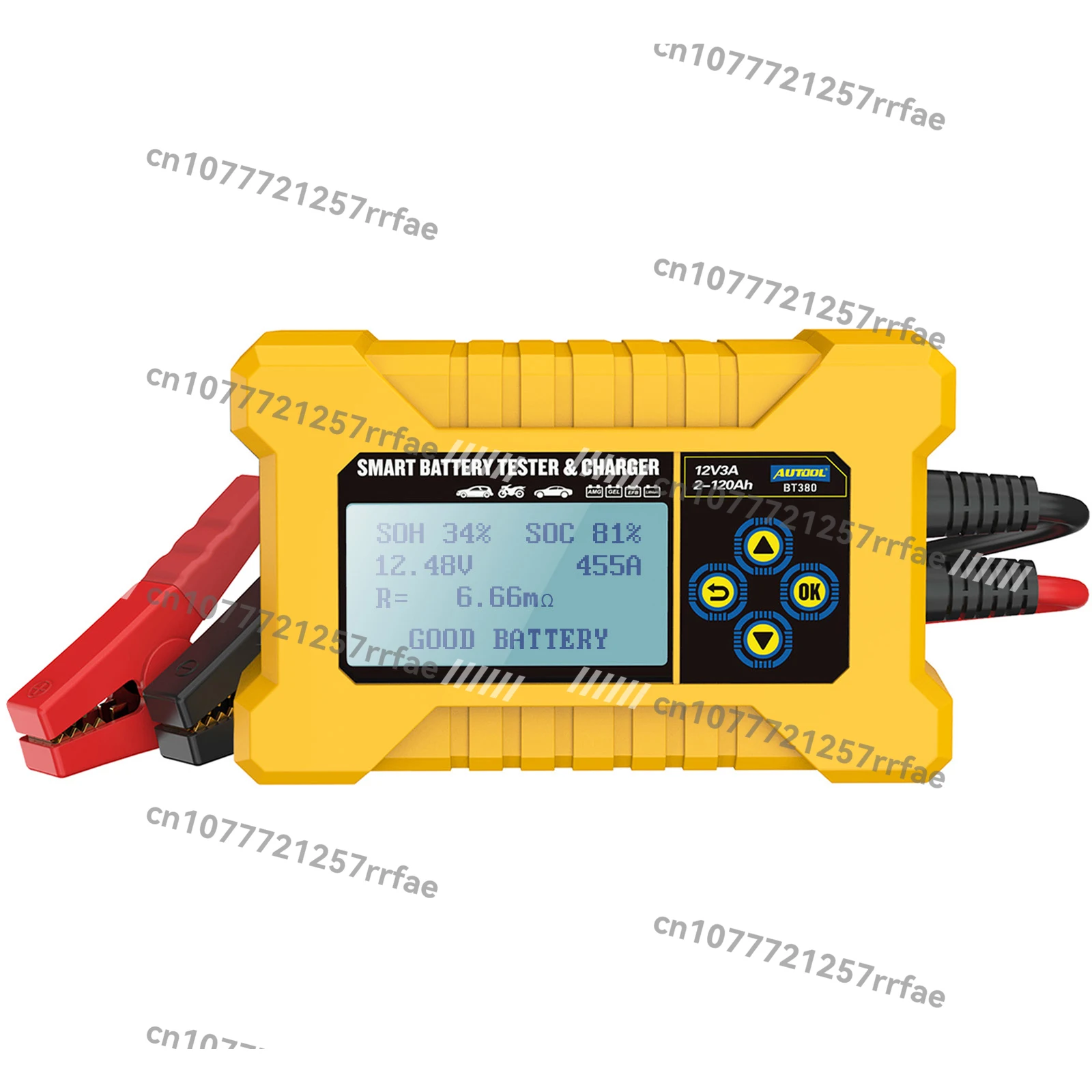 

Car Battery Tester Analyzer Vehicle Power Supply T380 12V Car Battery Tester