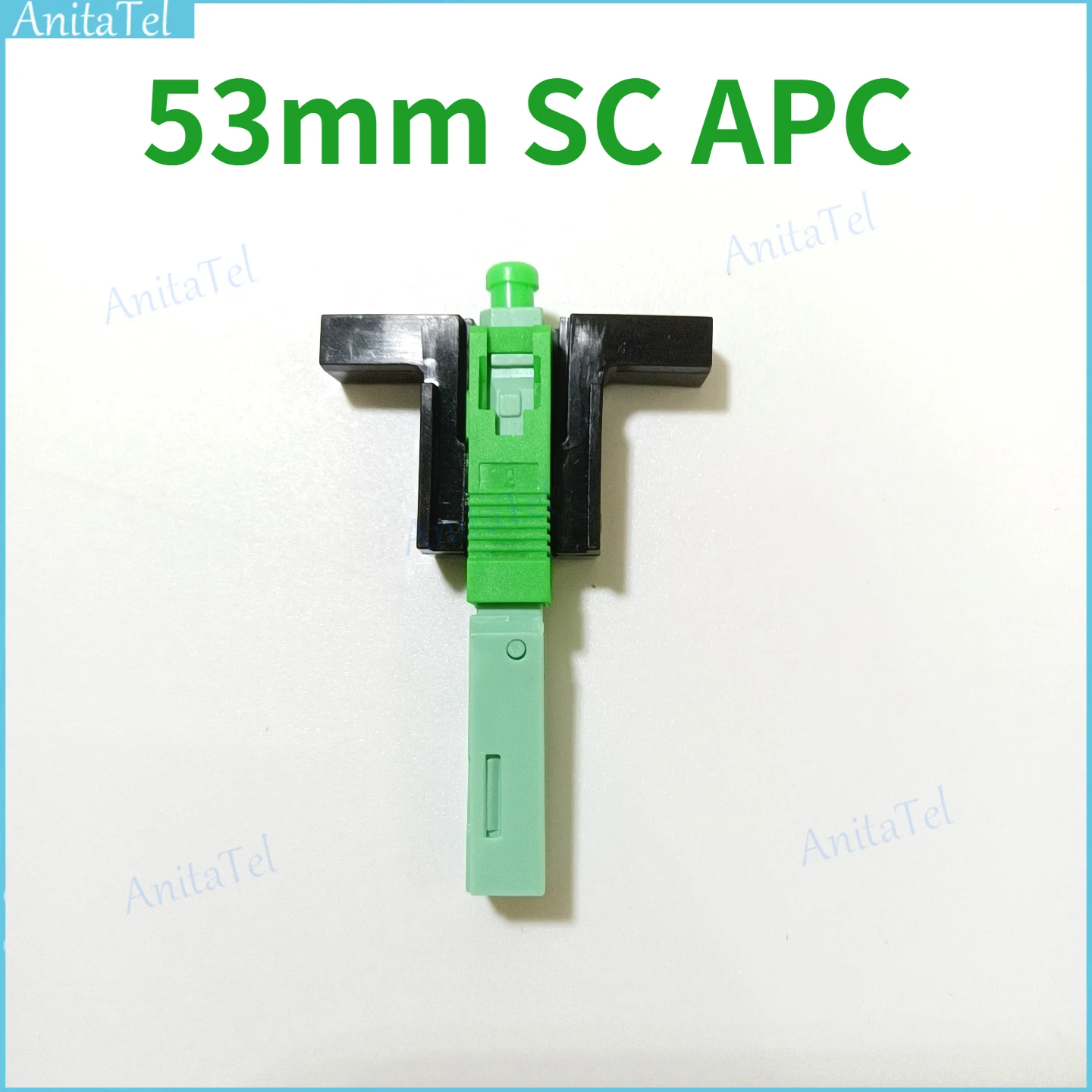 

100pcs SC APC 53mm Fiber Fast Connector SM Single-Mode SC/APC Connector Cold Connector Tool Fiber Optical Quick Connnector