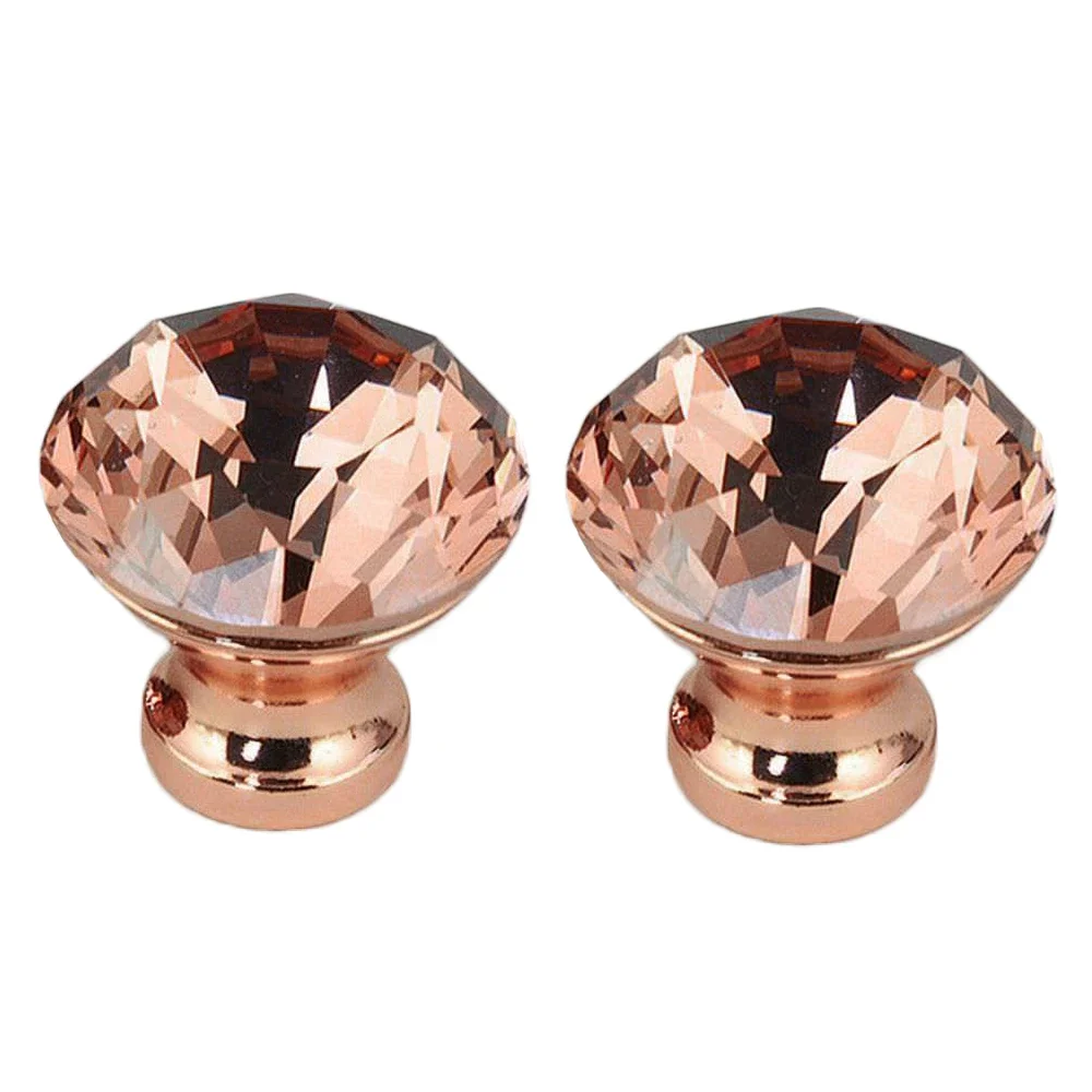 30mm*31mm Drawer Knobs Kitchen Part Cabinet Cupboard Handle Home Replacement Rose Gold Single Hole Tool Stylish