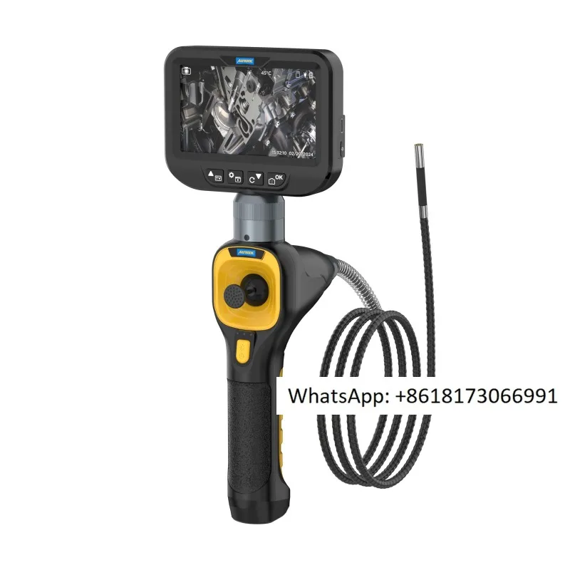 AUTOOL SVB308 360 Grad 4-Wege-Gelenk-Endoskop 6 mm IP67 Kfz-Endoskop-Inspektionskamera passend für iPhone Android