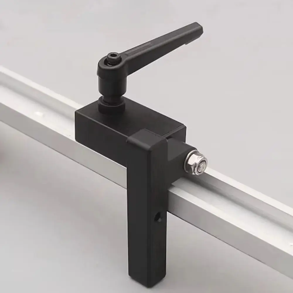 Woodworking Tools Cutting Limiting Block Professional T-Track Sliding Limiter Table Slot Stopper