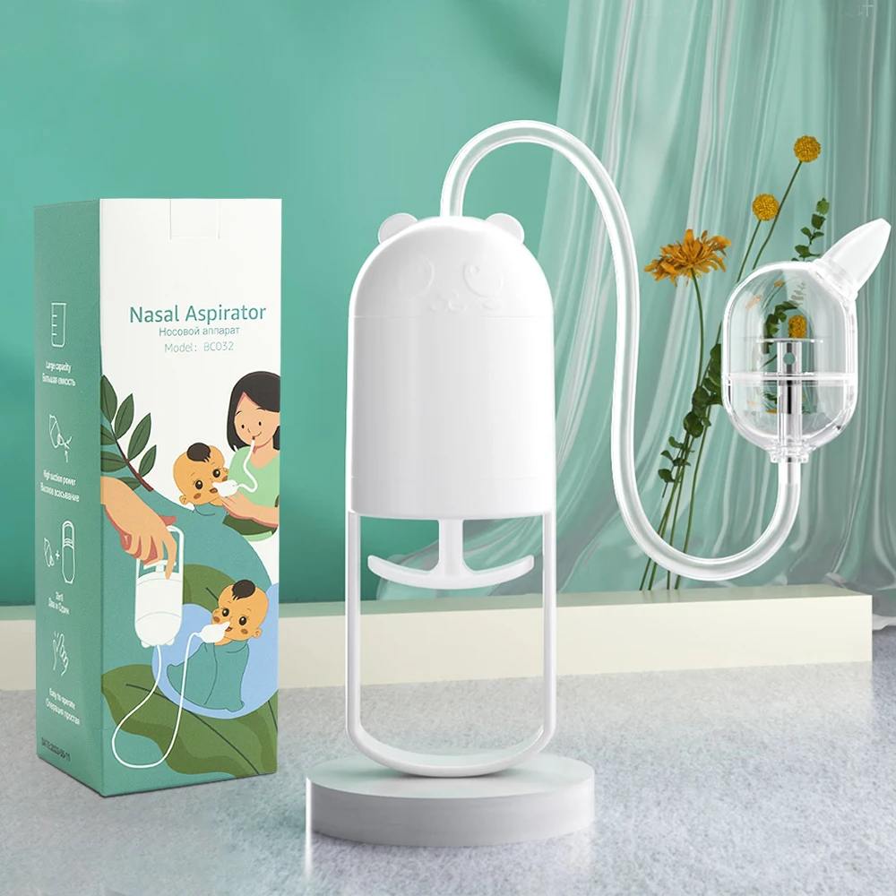 Baby Nasal Aspirator Powerful Hand Pump and Non-invasive Nose Tip Hygienic & Comfortable Nose Suction for Baby