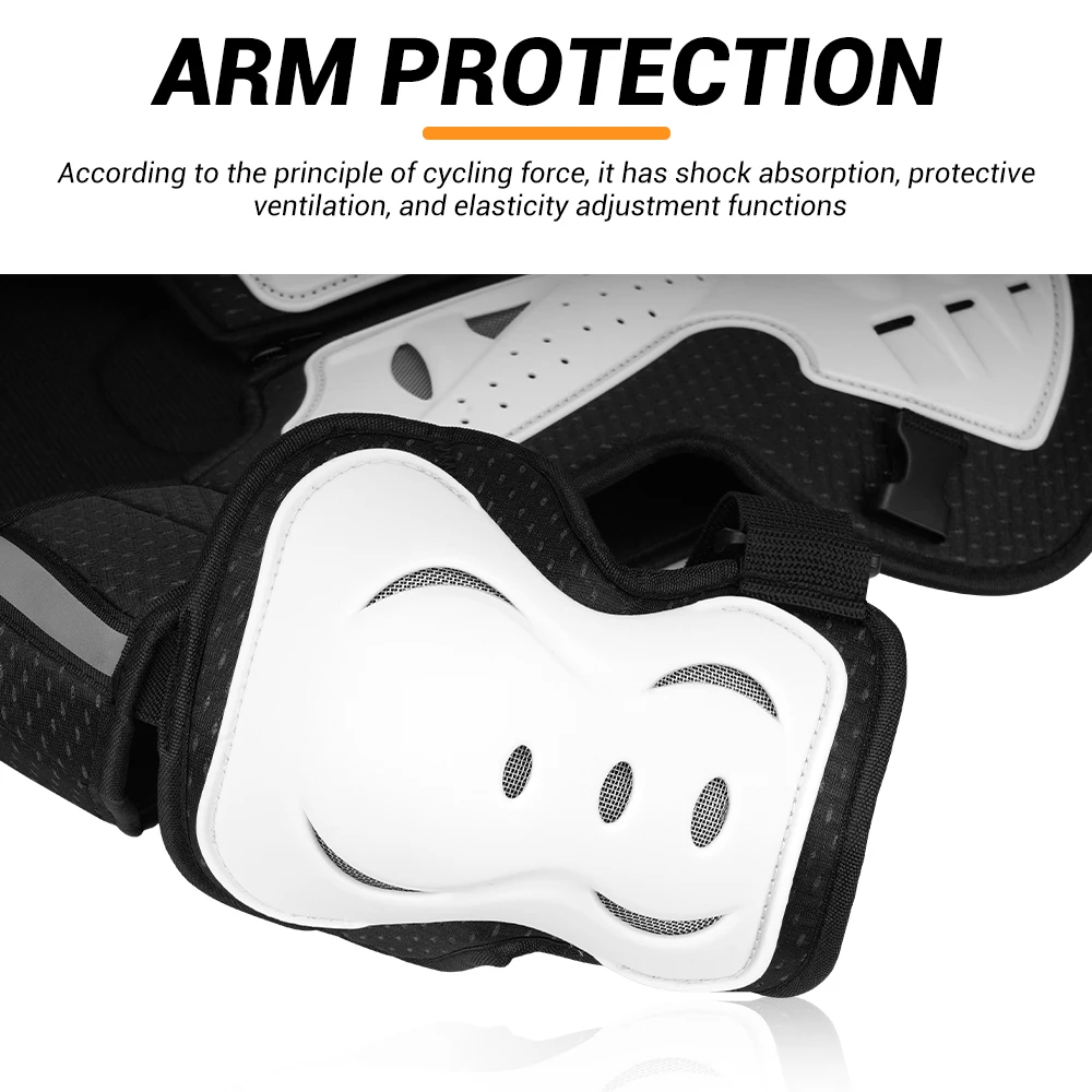 Men's Motorcycle Armor Vest Anti-Fall Motocross Full Body Armor Wear-Resistant Motorbike Racing Riding Clothing Elbow Knee Pads