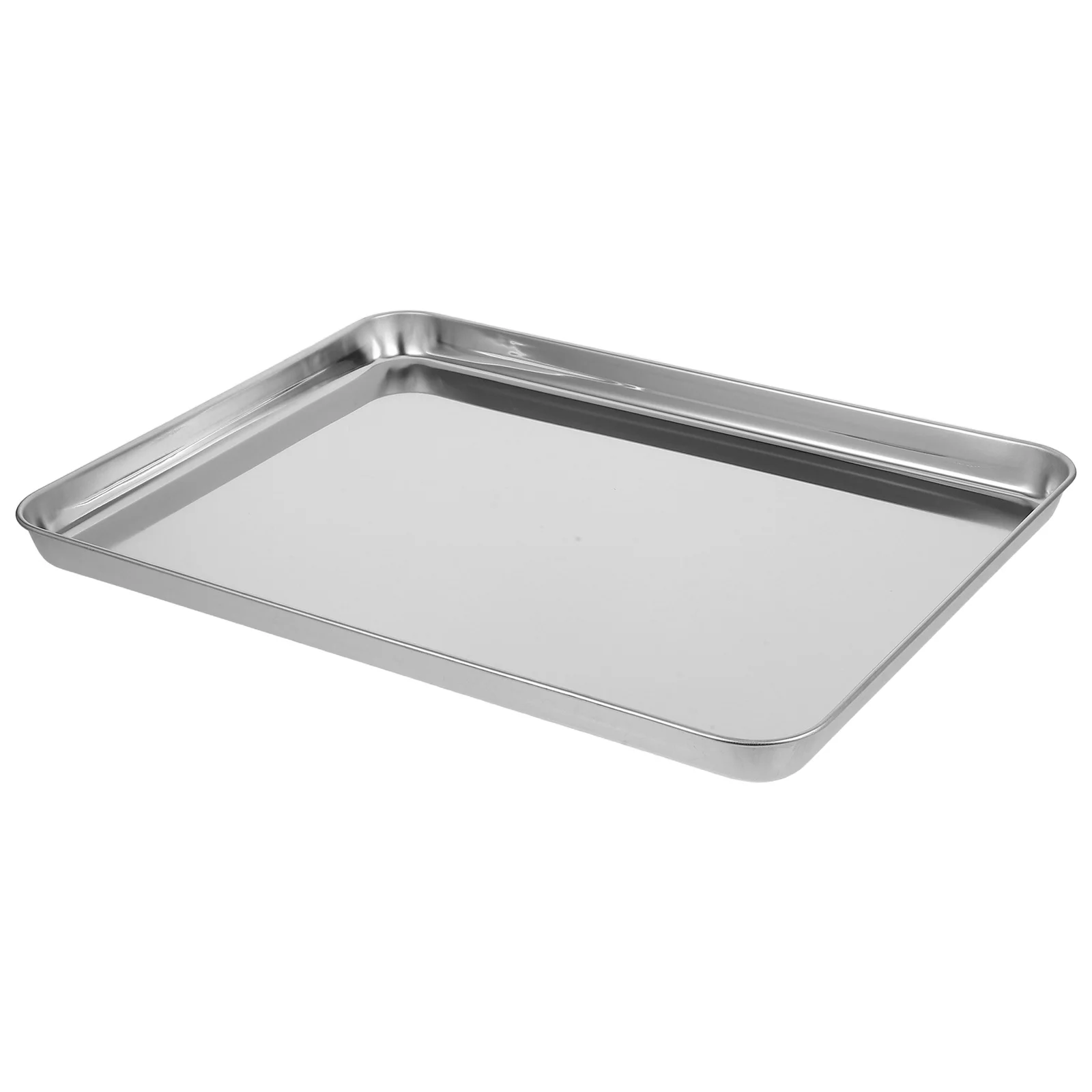 

Rectangular Cool Tray Cold Serving Steel Plates Chilled Stainless Dishes Parties Platter
