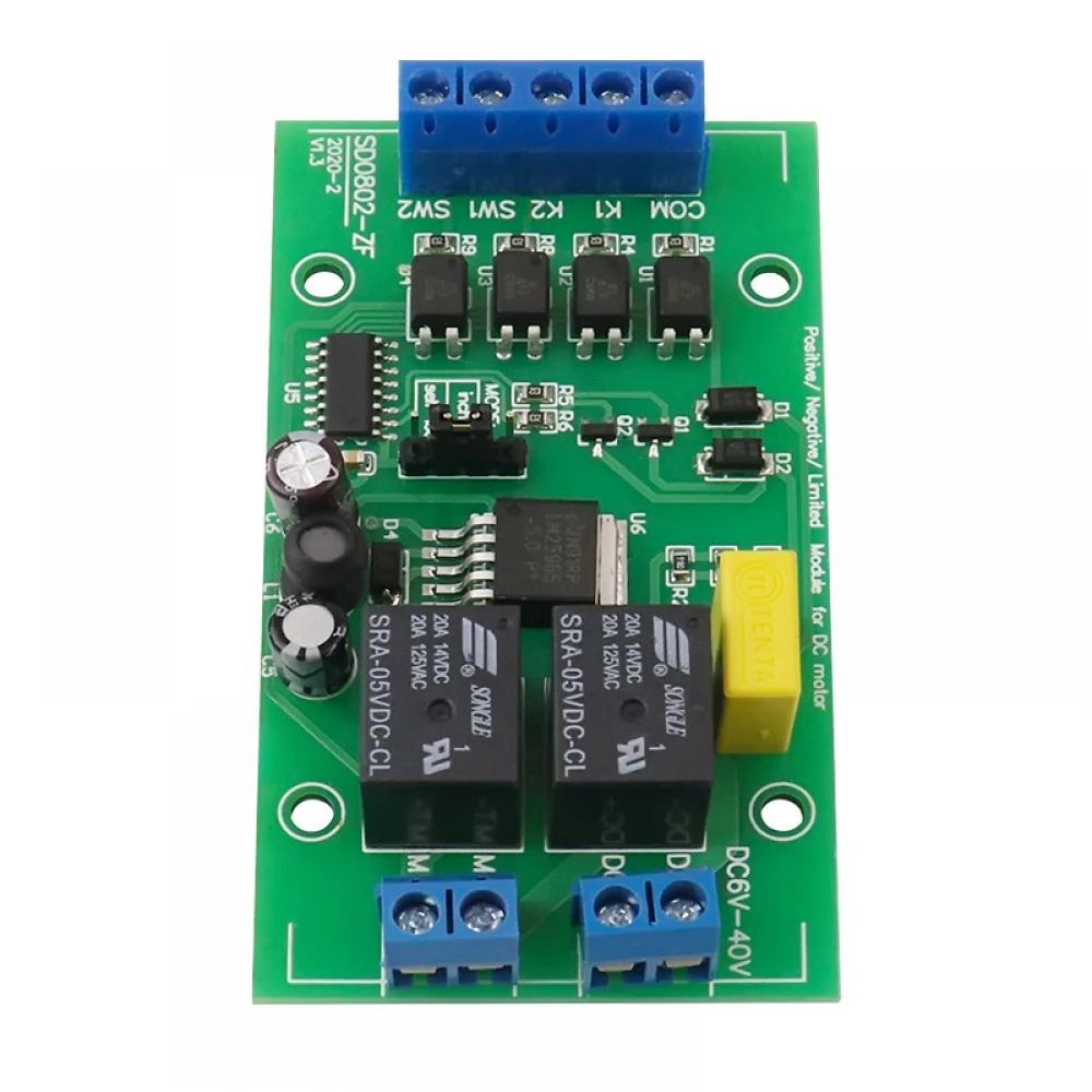 

4V - 40V Forward Reverse Controller DC Motor Driver Control Module for DIY Toy with Jog Mode Self-locking Mode