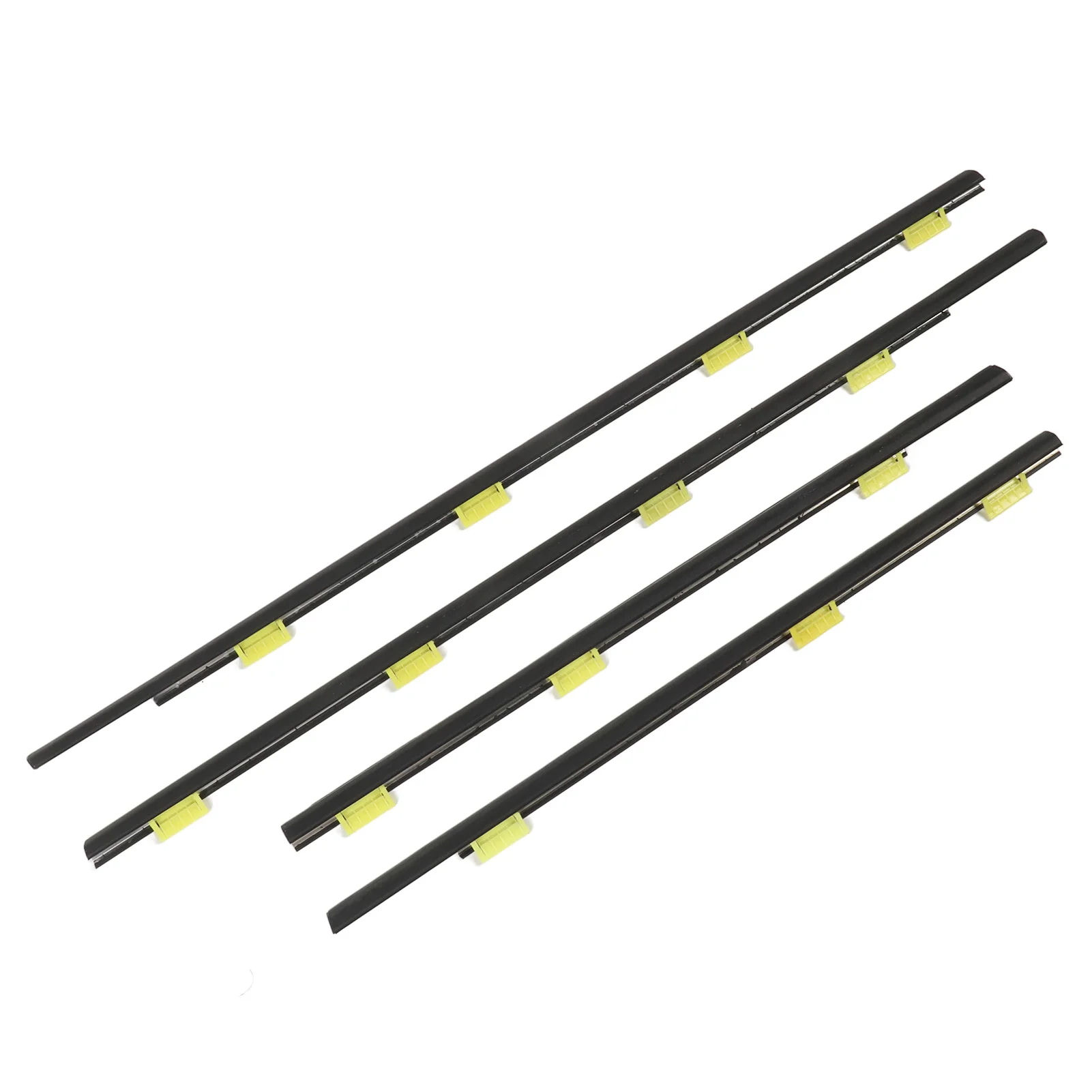 

4pcs Weatherstrip Door Seal Belt 72450 SCA E01 Front Rear Outside Window Weatherstrip Belt for CRV 2002‑2006