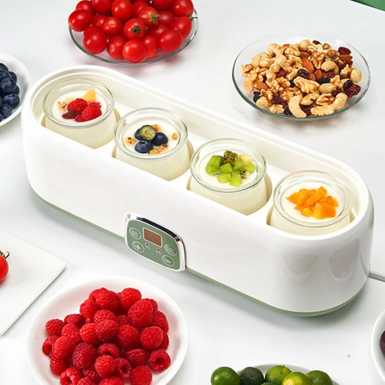 Popular Electric Yogurt Maker, Portable Mini Electronic Automatic DIY Home 1.3L Yogurt Maker Machine With Stainless Steel Liner/