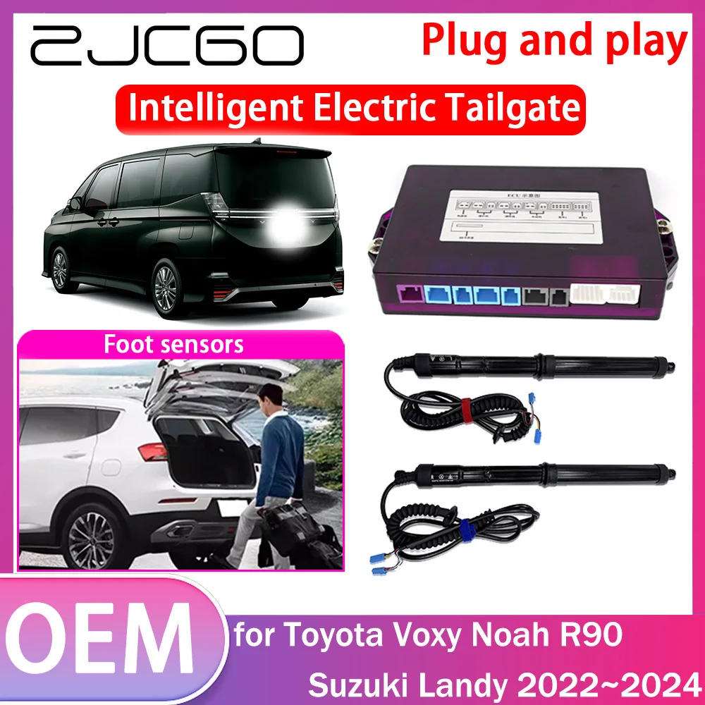 ZJCGO Electric Tailgate Lift Drive Trunk Opening Tail Gate Lift Soft Close Car Door for Toyota Voxy Noah R90 Suzuki Landy