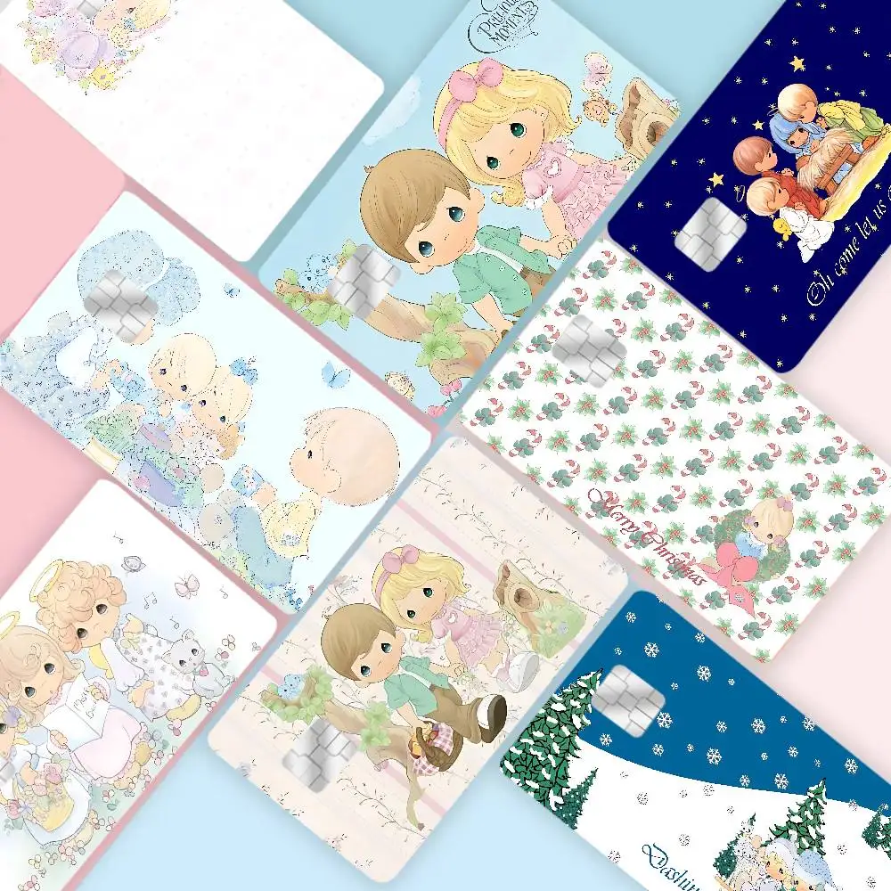 Precious Moments Cute Diy Credit Debit Card Sticker Party Sticker Decoration Waterproof Small Chip Card Skin Sticker