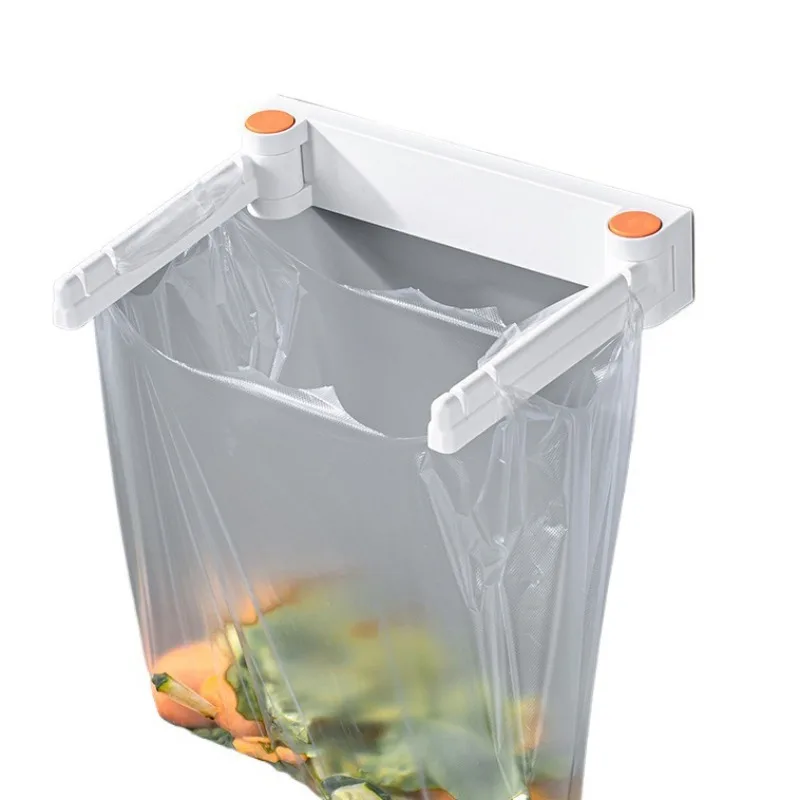 

Garbage plastic bag bracket, garbage rack, household trash can storage bucket, toilet, bathroom, kitchen folding wall-mounted