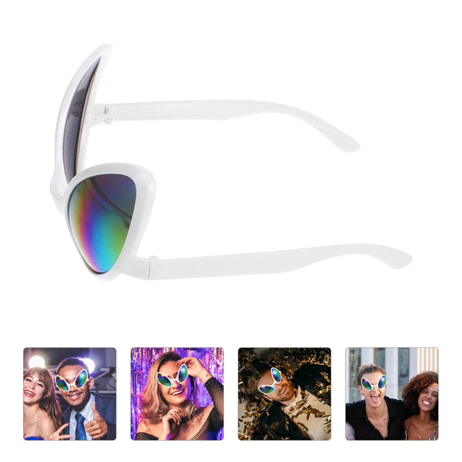 1 paire de lunettes de modélisation, accessoire de fête Cool pour carnaval, événement à thème de Cosplay, lunettes amusantes, accessoire pour hommes et femmes, Costume adulte